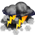 Mimořádně hezké počasí, Bouřky, silné srážky Forecast icon